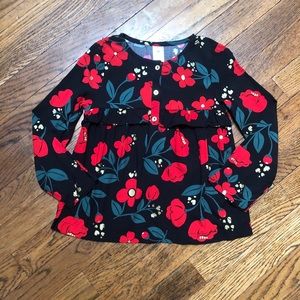 Toddler girls Carter’s red and black top size 4T